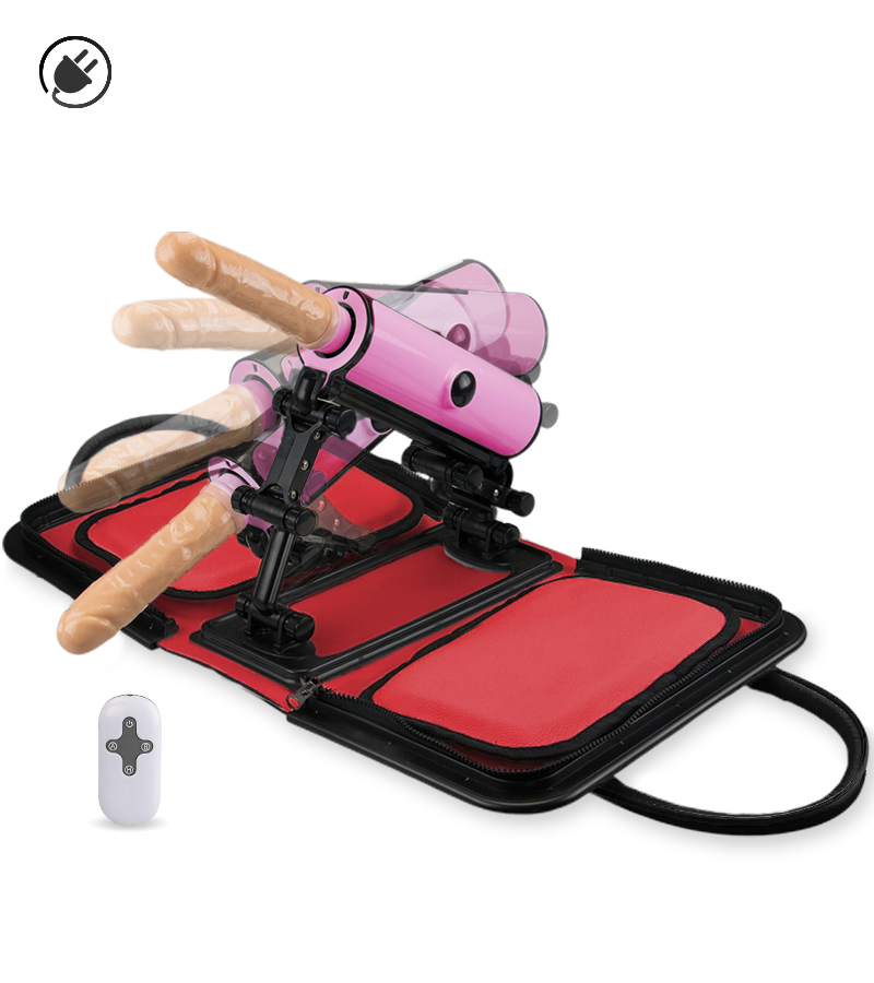 Tragbare Sexmaschine mit Fernbedienung