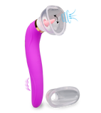 Vaginapumpe mit Zunge und Vibrator Destiny