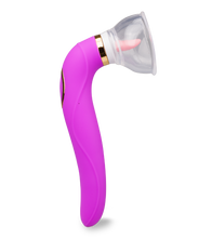 Laden Sie das Bild in den Galerie-Viewer, Vaginapumpe mit Zunge und Vibrator Destiny