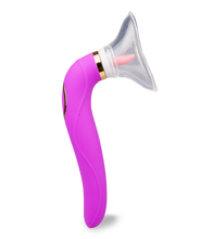 Laden Sie das Bild in den Galerie-Viewer, Vaginapumpe mit Zunge und Vibrator Destiny