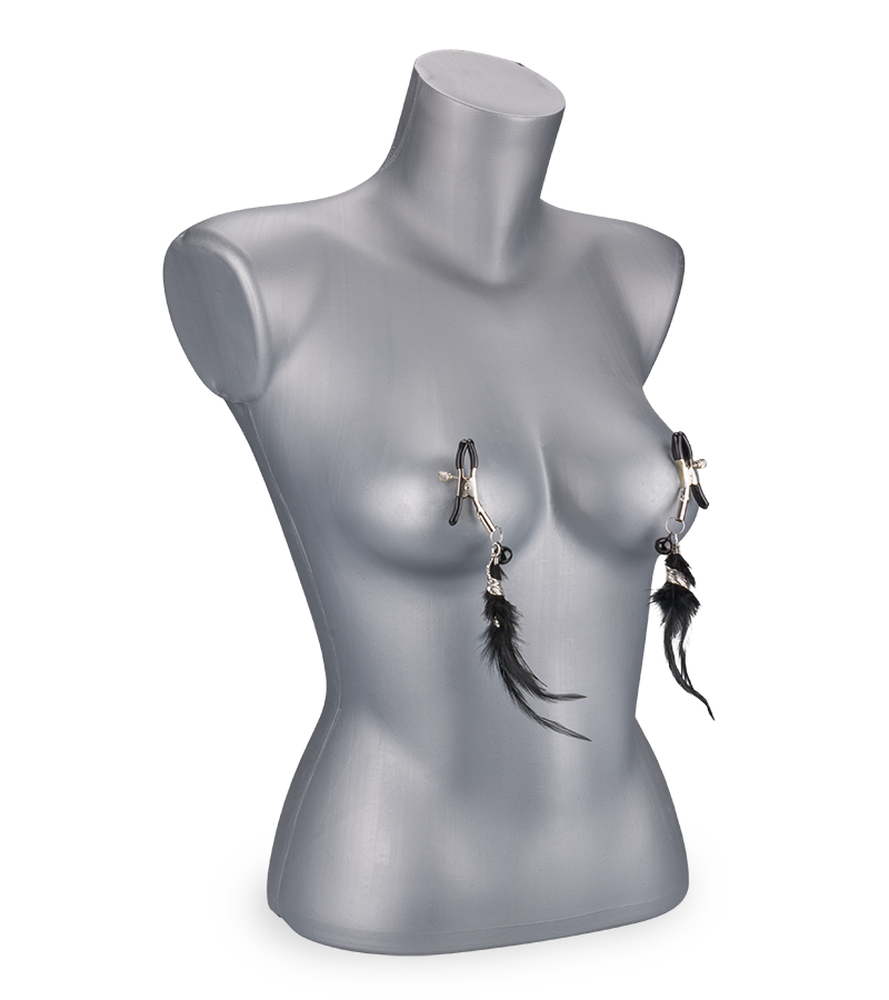 Verstellbare Nippelklemmen Black Bird