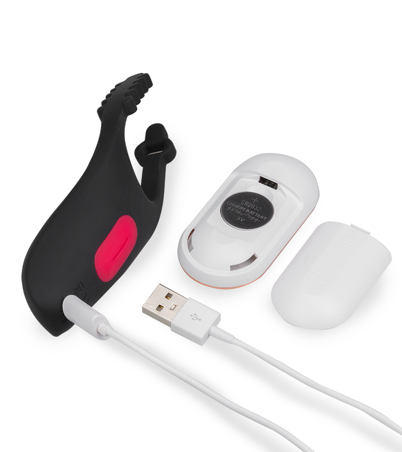 Verstellbarer vibrierender Penisring Spaceship