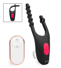Laden Sie das Bild in den Galerie-Viewer, Verstellbarer vibrierender Penisring Spaceship