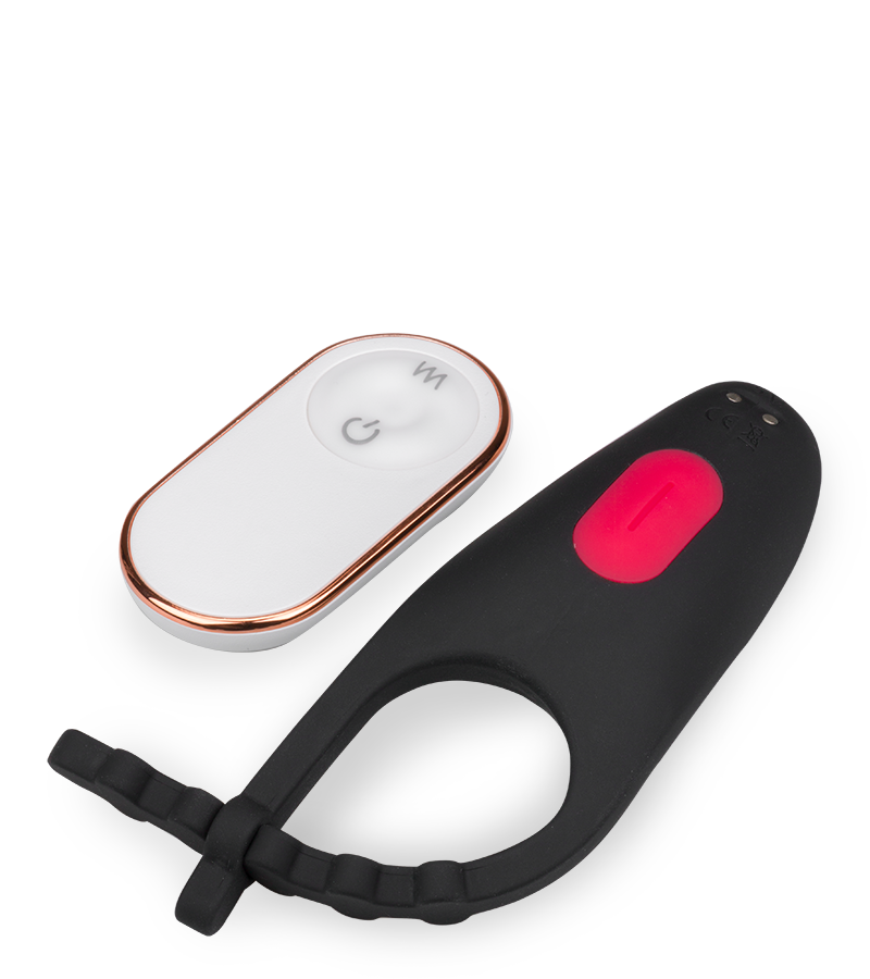 Verstellbarer vibrierender Penisring Spaceship