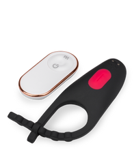 Laden Sie das Bild in den Galerie-Viewer, Verstellbarer vibrierender Penisring Spaceship