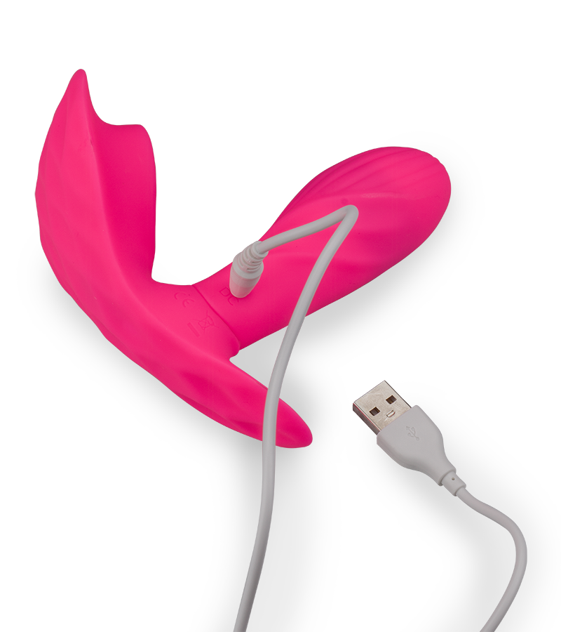 Vibrating Panty mit Druckwellen und Innendildo