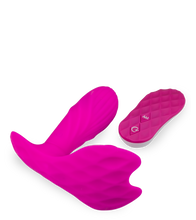 Laden Sie das Bild in den Galerie-Viewer, Vibrating Panty mit Druckwellen und Innendildo