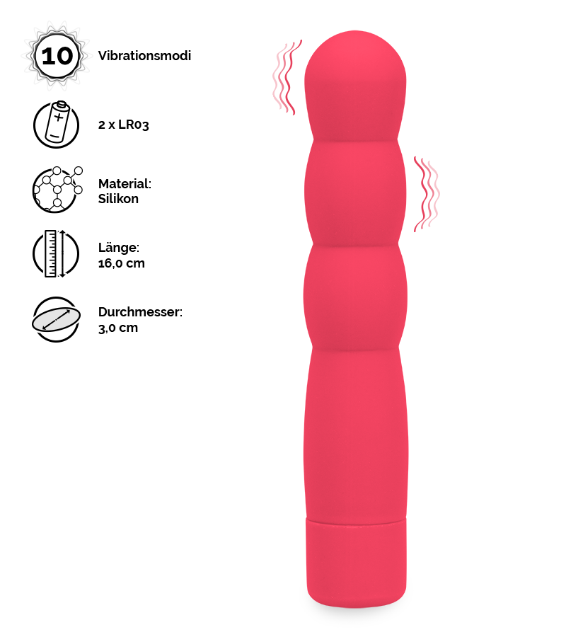 Vibrator 10 Stufen Loopy