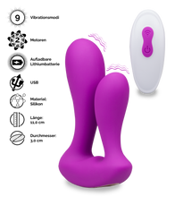 Laden Sie das Bild in den Galerie-Viewer, Vibrator für Doppelpenetration Number