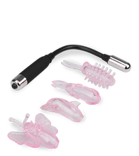Laden Sie das Bild in den Galerie-Viewer, Vibrator mit 4 Aufsätzen