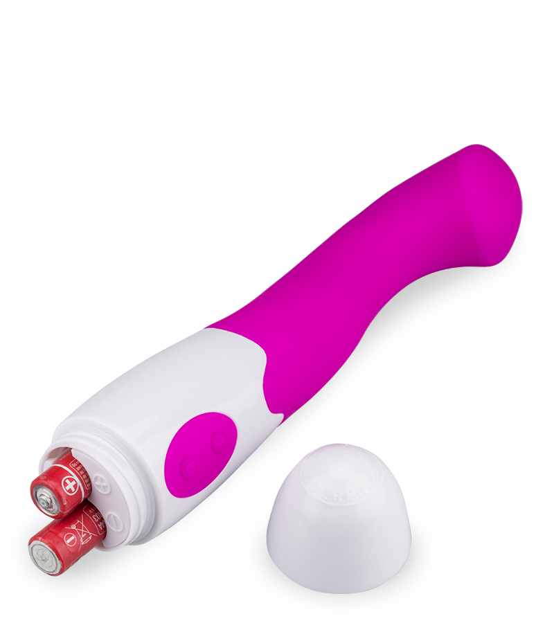 Vibrator mit gebogener Spitze 30 Vibrationsstufen