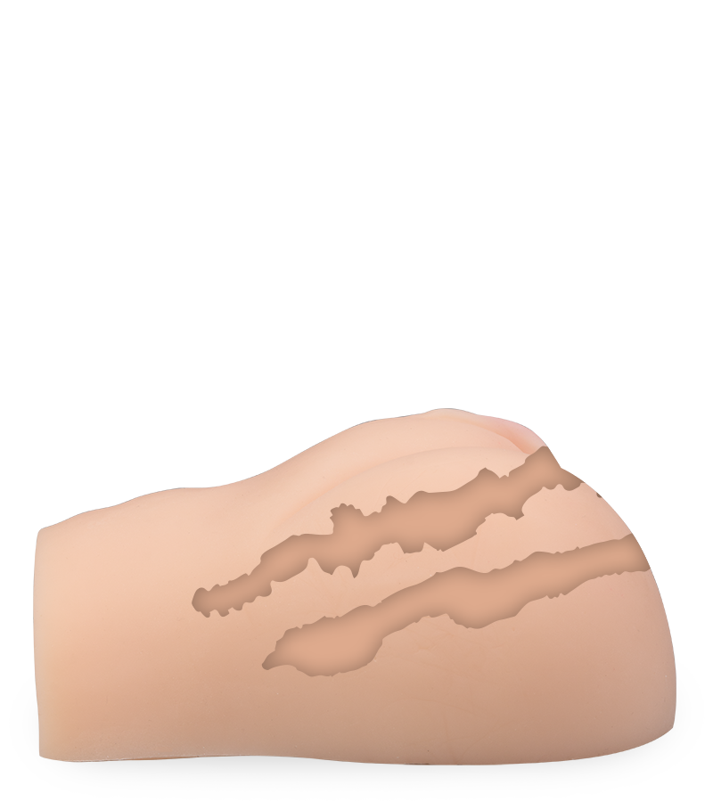 Vibrierende Kunstvagina mit Anus