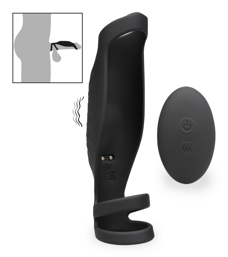 Vibrierende Penismanschette mit 9 Modi Intensify