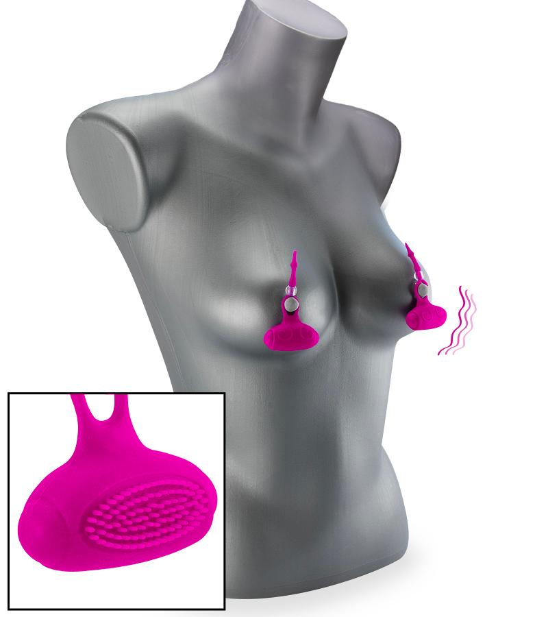 Vibrierende Silikon-Nippelklemmen