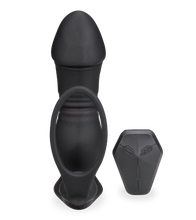 Laden Sie das Bild in den Galerie-Viewer, Vibrierender Analplug mit Stoßfunktion und Cockring Hera