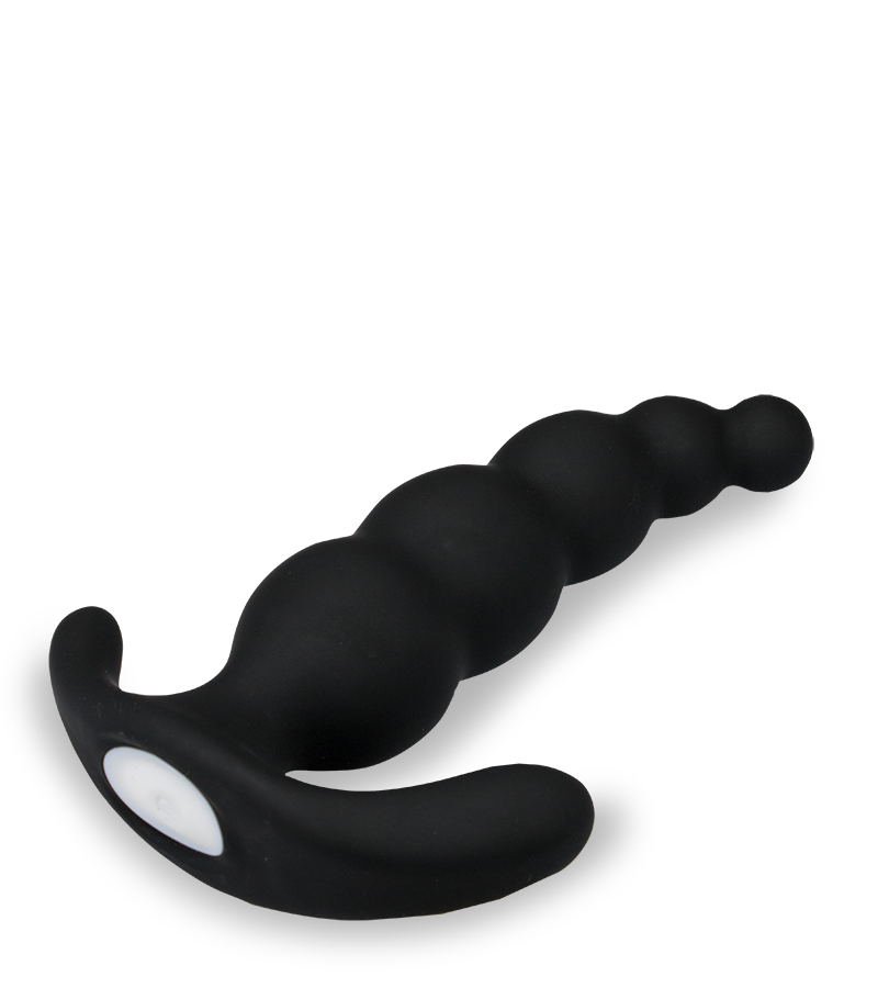 Vibrierender Analstöpsel mit 5 Kugeln Dipper