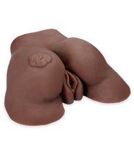 Laden Sie das Bild in den Galerie-Viewer, Vibrierender Po-Masturbator Vagina und Anus - Dunkle Haut