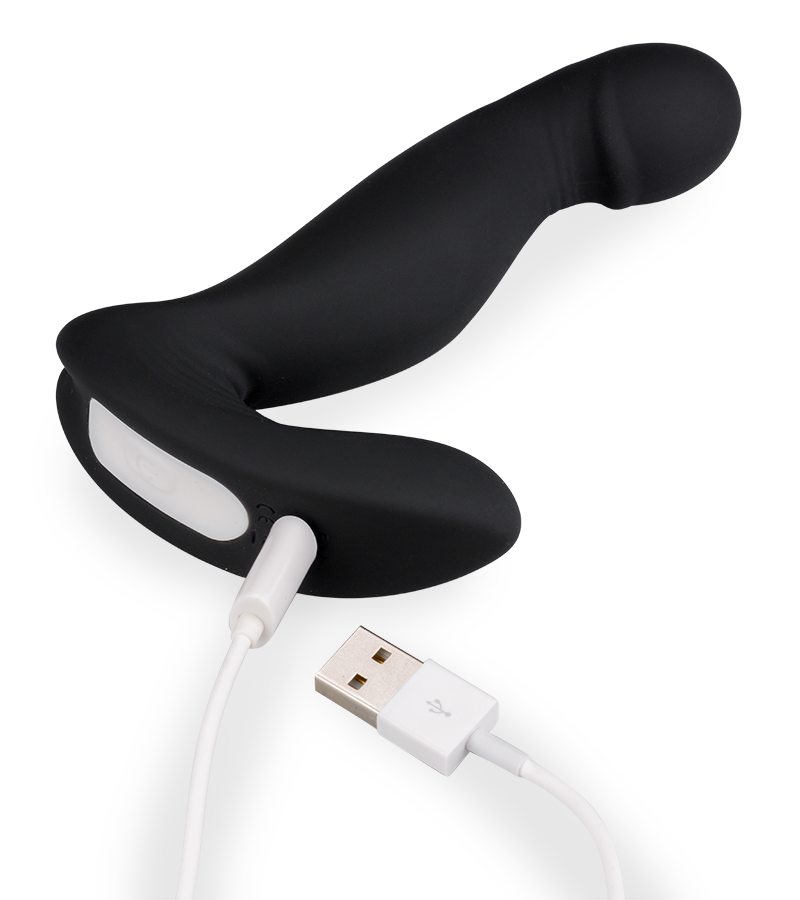 Vibrierender und rotierender Prostatastimulator Jiggle