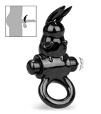 Vibro-Cockring mit 10 Modi Bunny