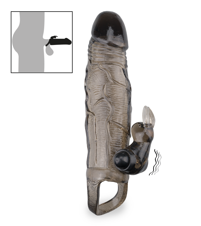 Vibro-Sleeve für den Penis +2,5 cm