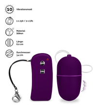 Laden Sie das Bild in den Galerie-Viewer, Vibroei mit Fernbedienung Brava - M