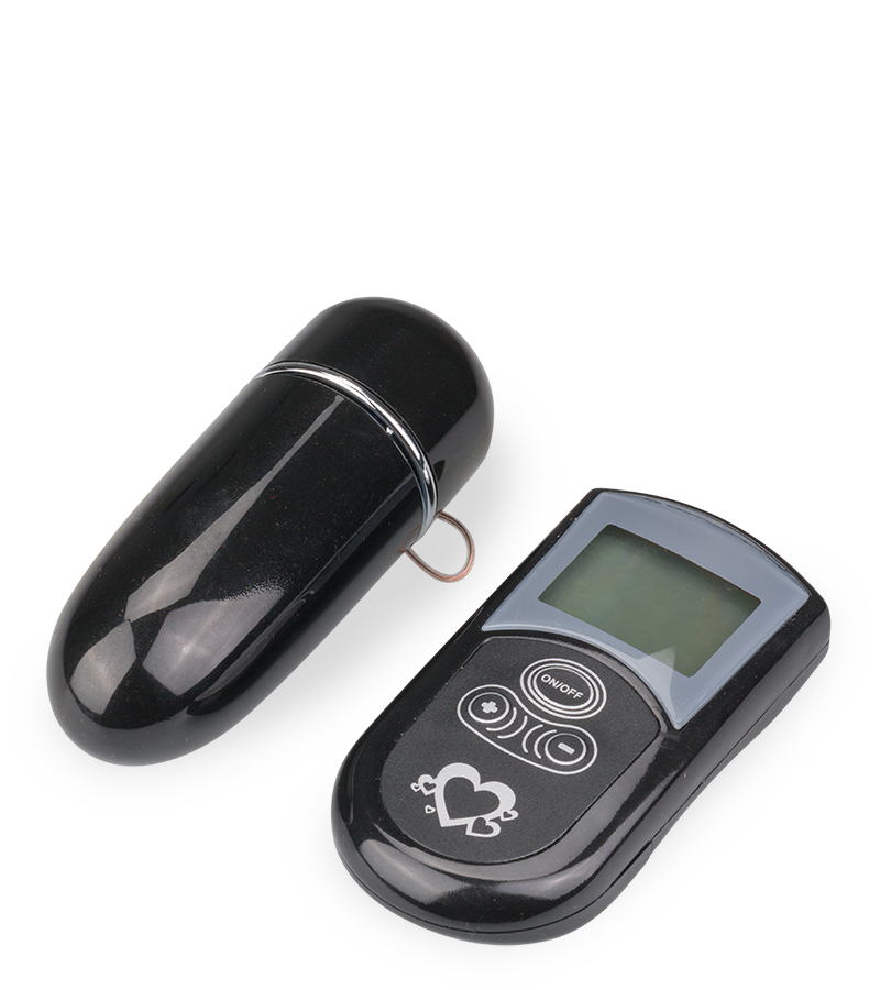 Vibroei mit LCD-Fernbedienung