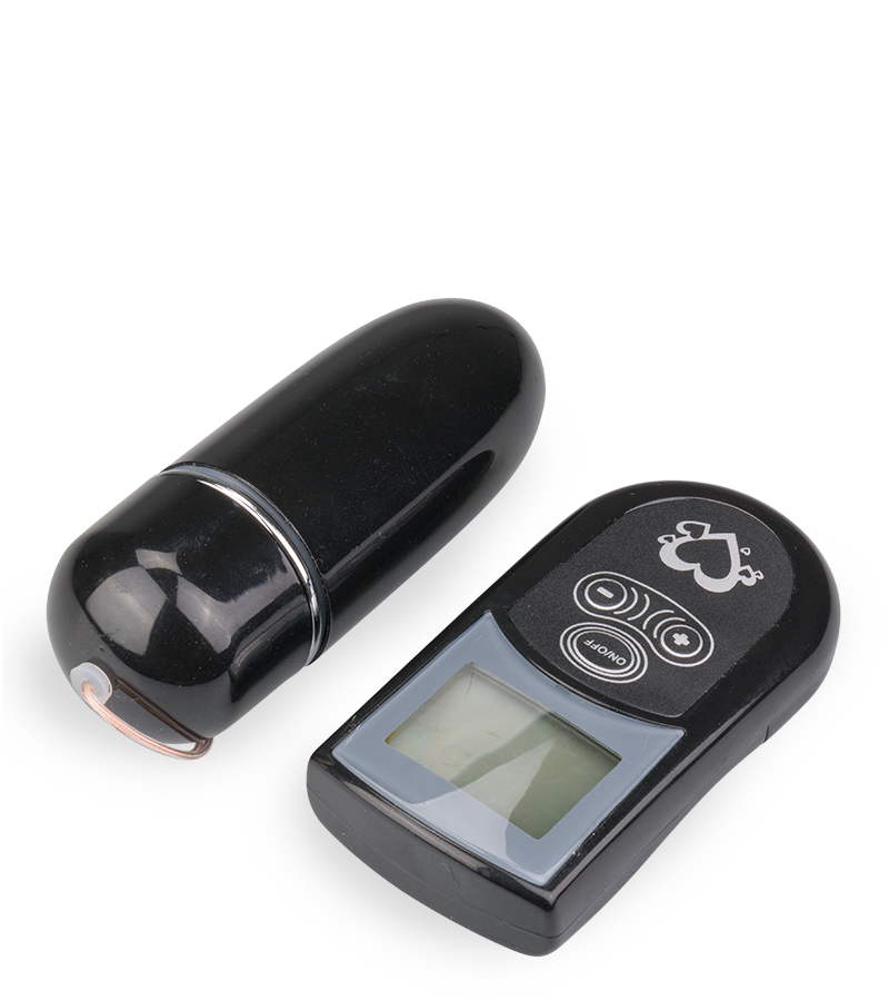 Vibroei mit LCD-Fernbedienung