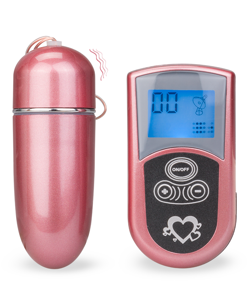 Vibroei mit LCD-Fernbedienung