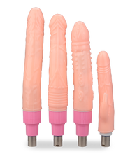Laden Sie das Bild in den Galerie-Viewer, Viererpack Dildos für Sexmaschine