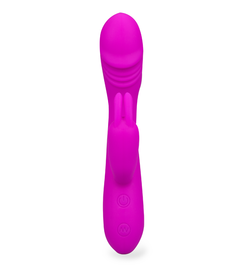 Wiederaufladbarer Rabbit-Vibrator Dual Spot