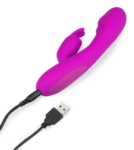 Laden Sie das Bild in den Galerie-Viewer, Wiederaufladbarer Rabbit-Vibrator Dual Spot