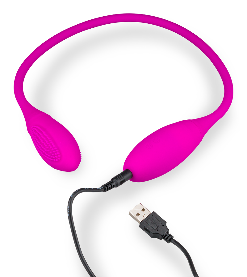 Wiederaufladbares Doppel-Vibro-Ei