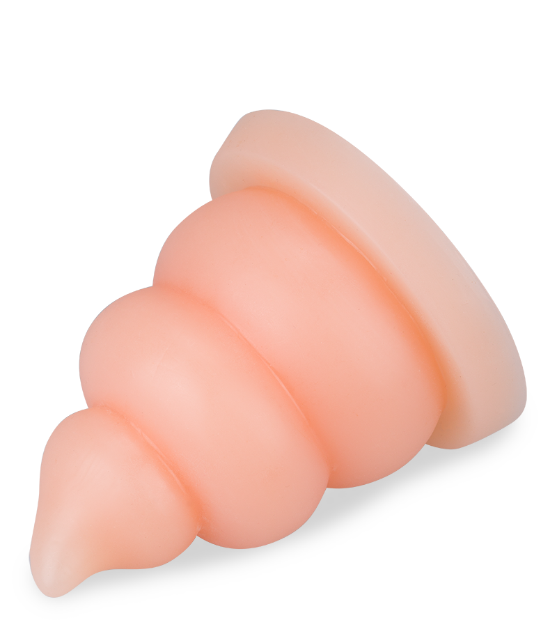 XL-Analplug mit Saugnapf Poopy