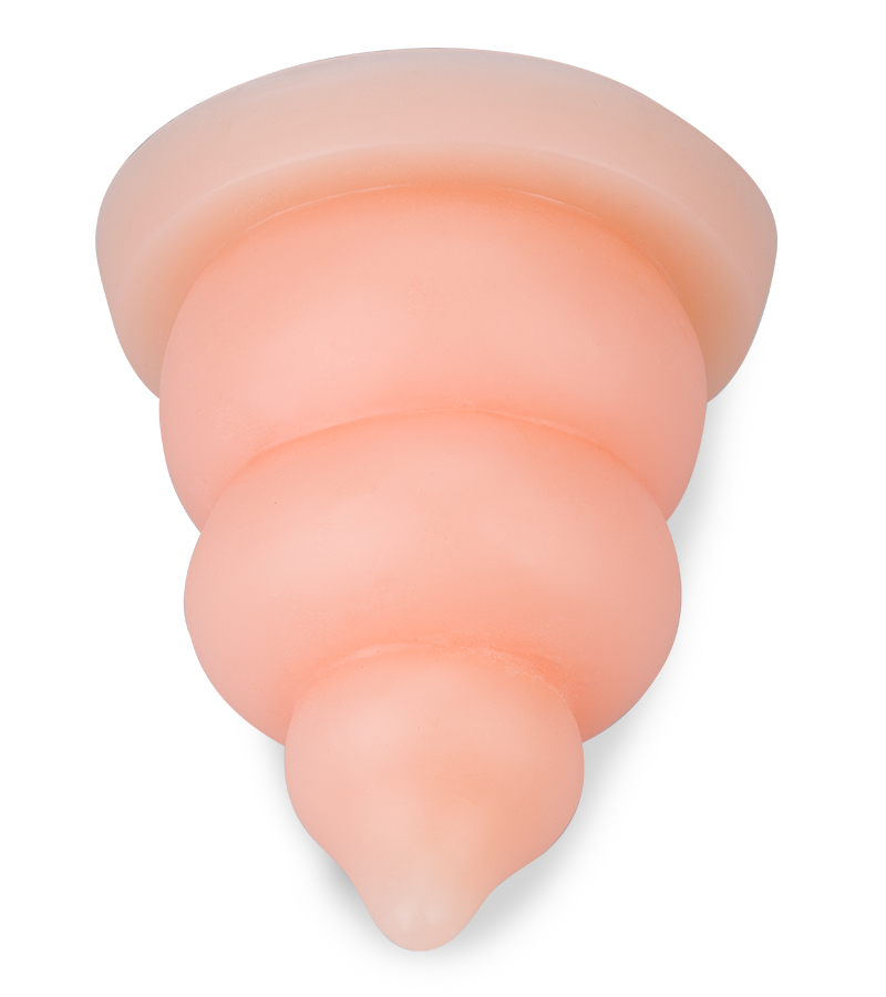 XL-Analplug mit Saugnapf Poopy