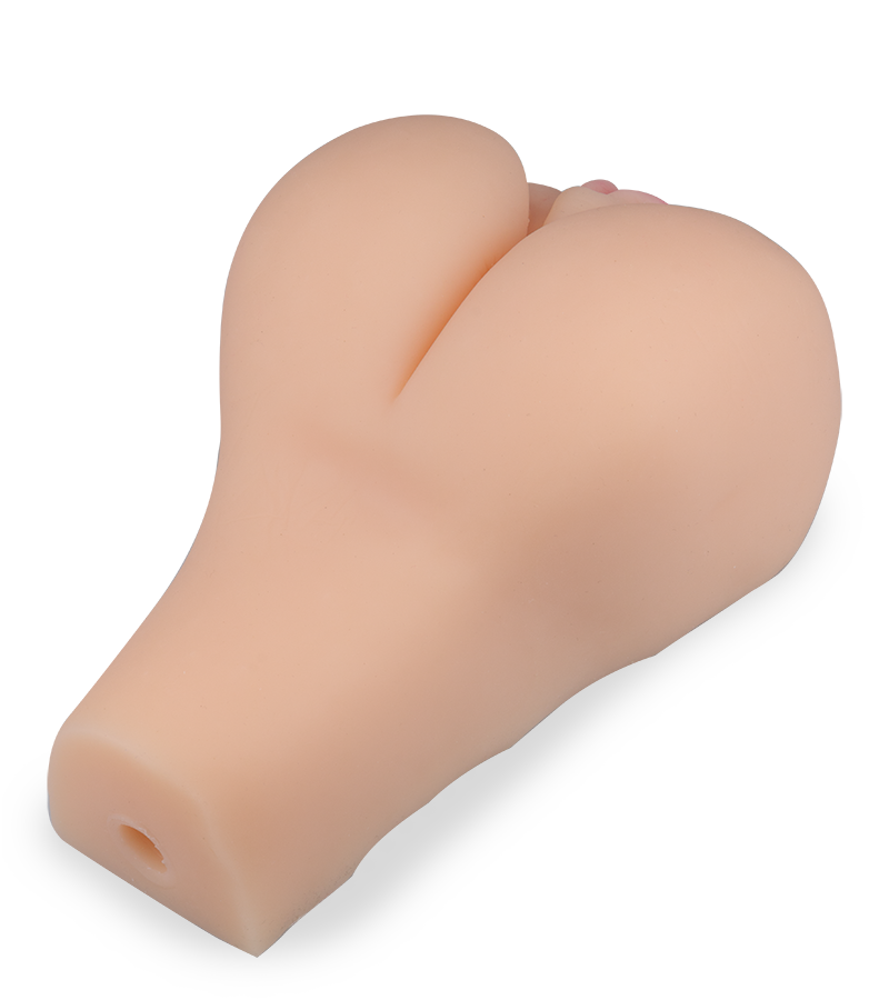 XXL-Gummimuschi mit Vagina und Anus